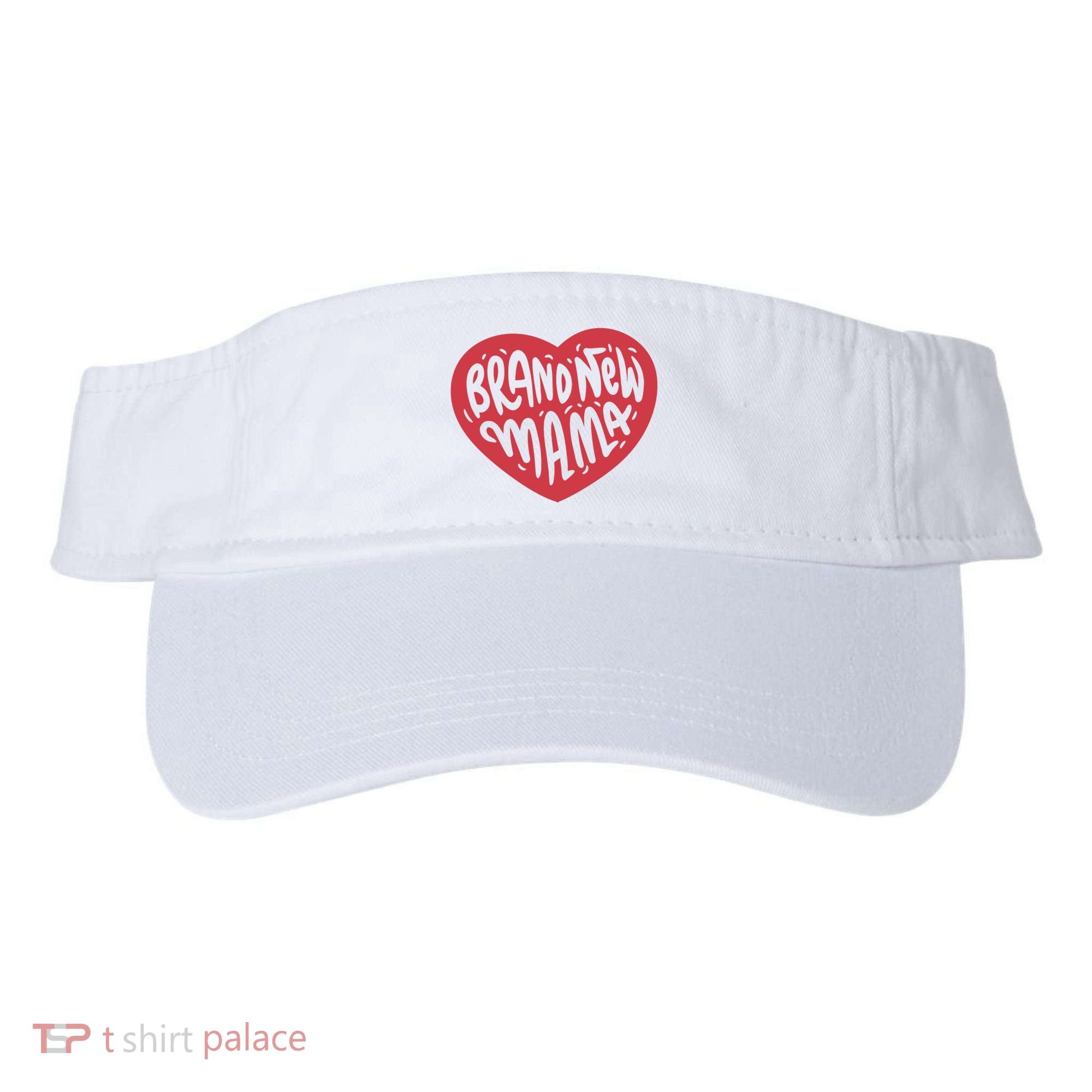 Brand New Mama Heart Gift Visor