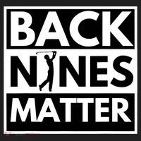 Back Nines Matter Golfing Funny Lover Golf Hat thumb 2