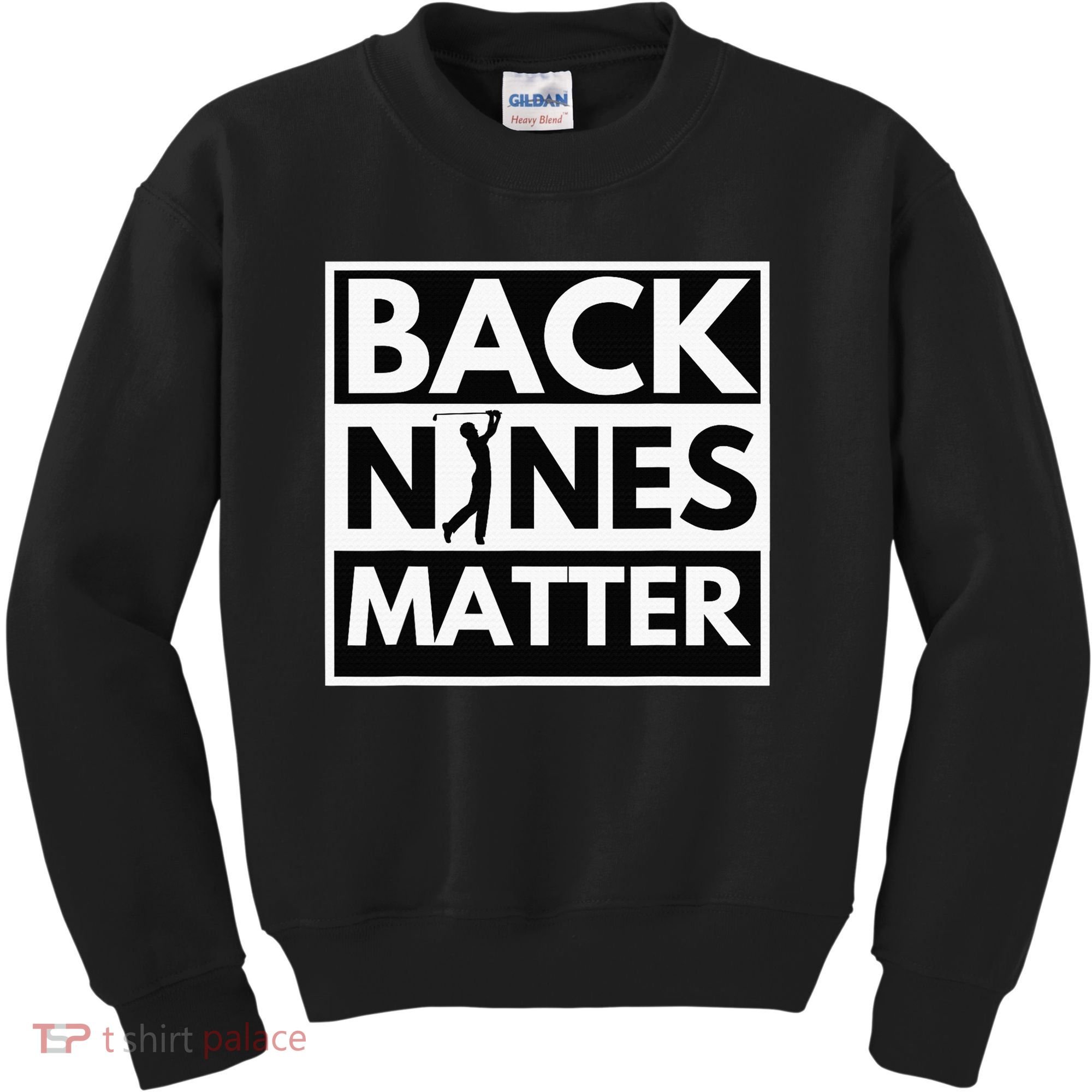 Back Nines Matter Funny Golf Golfing Golfer Gift Kids Sweatshirt
