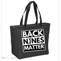 Back Nines Matter Golfing Lover & Golf Gift Tote Bag thumb 2