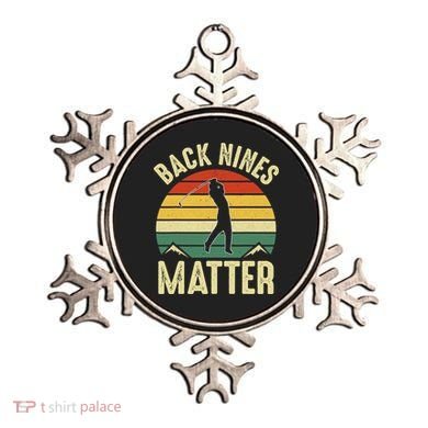 Back Nines Matter Funny Golfing Golf Lover Player Ornament