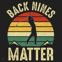 Back Nines Matter Funny Golf Gag Gifts Funny Golfer Golfing Beanie thumb 2