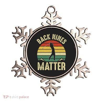 Back Nines Matter Funny Golf Gag Gifts Funny Golfer Golfing Ornament