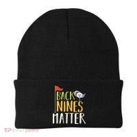 Back Nines Matter I Club Golfer Golf Ball Golfers Gift Beanie thumb 0