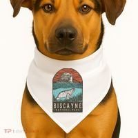 Biscayne National Park USA-Made Doggie Bandana thumb 1