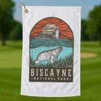 Biscayne National Park Golf Towel thumb 1