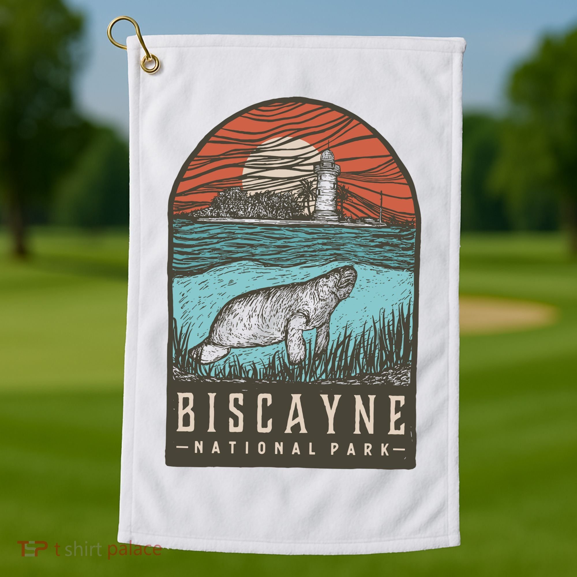 Biscayne National Park Golf Towel