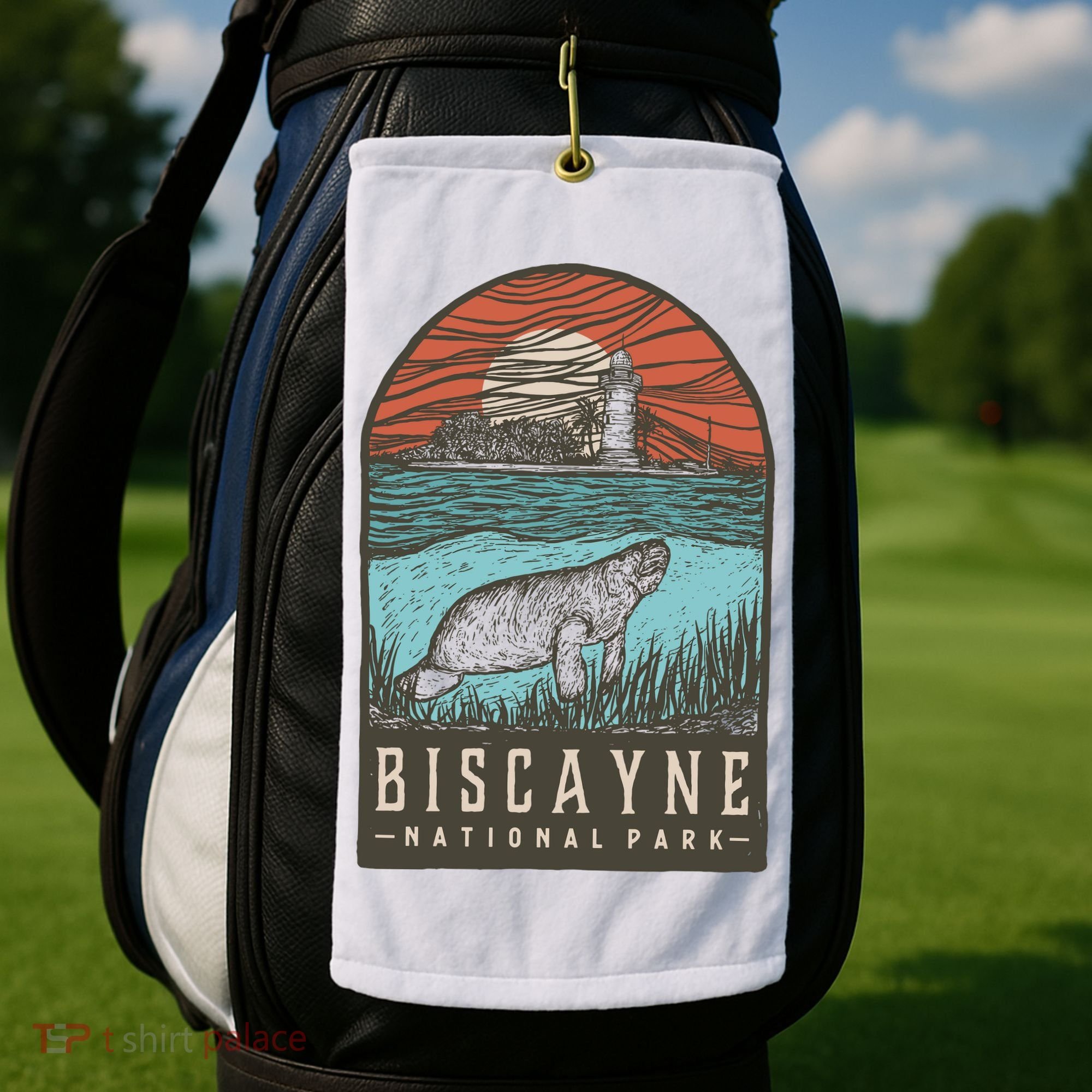 Biscayne National Park Golf Towel