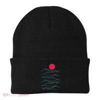 Badlands National Park Southwest Desert Western Sunset Mountains Beanie thumb 0