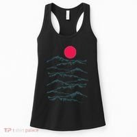 Badlands National Park Southwest Desert Western Sunset Mountains Women's Tank Top thumb 0