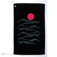 Badlands National Park Southwest Desert Western Sunset Mountains Golf Towel thumb 0