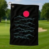 Badlands National Park Southwest Desert Western Sunset Mountains Golf Towel thumb 1
