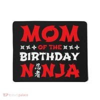 Birthday Ninja Party Mom Of The Birthday Ninja Mousepad thumb 0