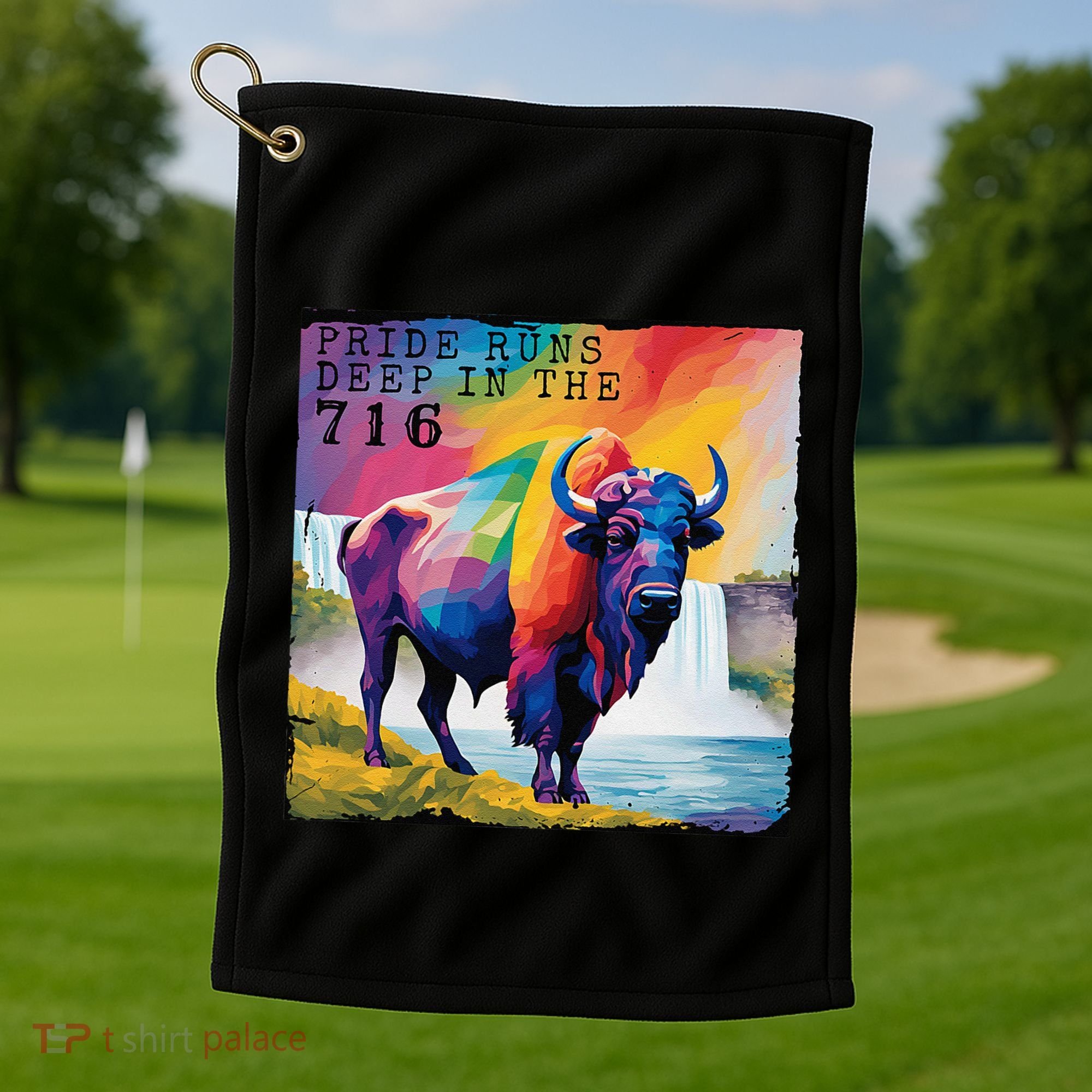 Buffalo Niagara Pride Golf Towel