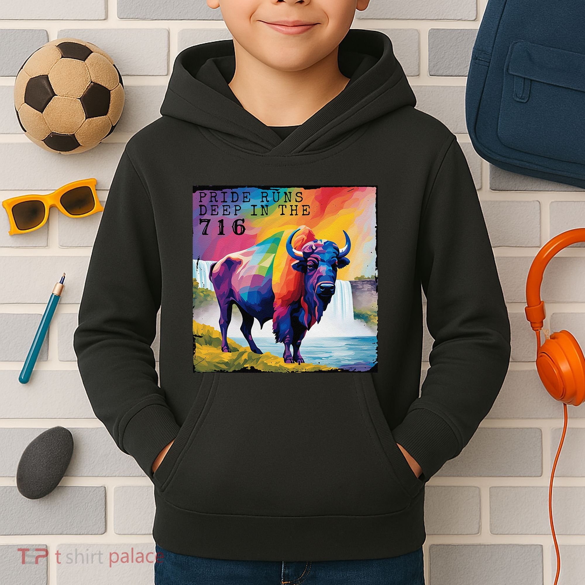 Buffalo Niagara Pride Kids Hoodie