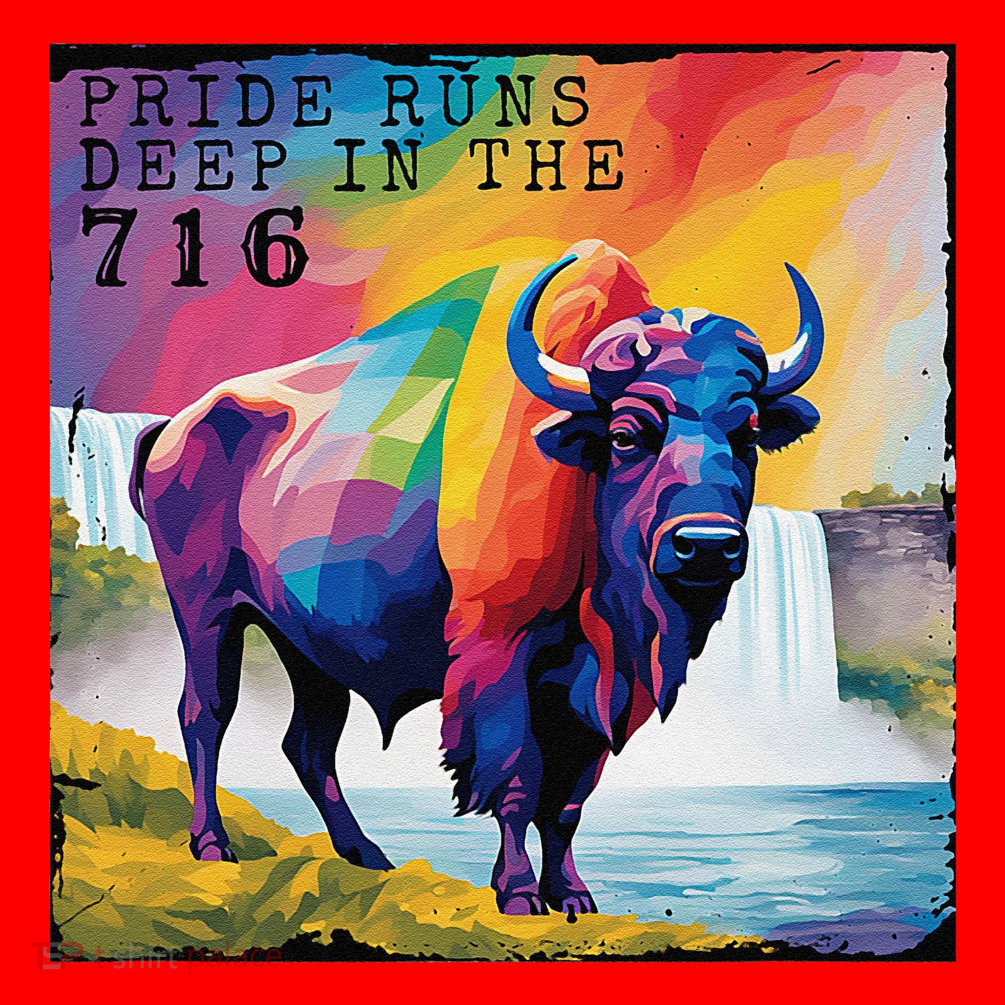 Buffalo Niagara Pride Santa Hat