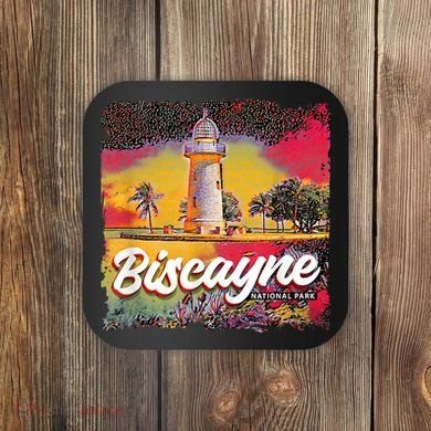 Biscayne National Park Boca Chita Lighthouse Souvenir Coaster