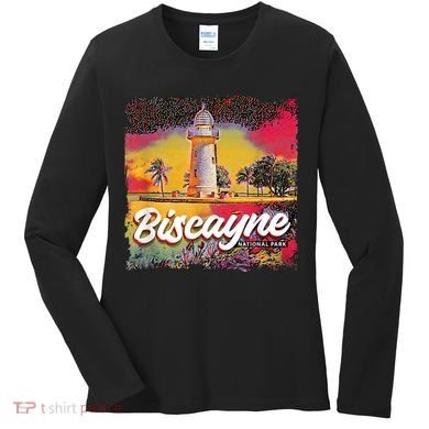 Biscayne National Park Boca Chita Lighthouse Souvenir Women's Long Sleeve Shirt
