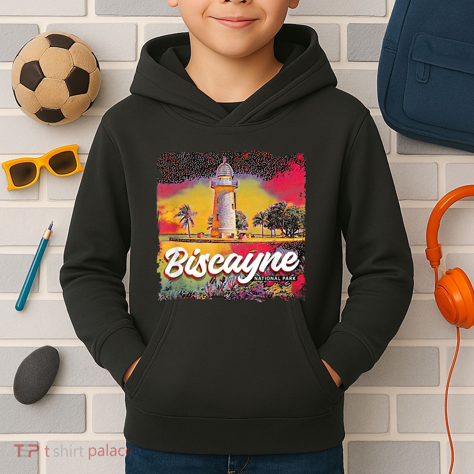 Biscayne National Park Boca Chita Lighthouse Souvenir Kids Hoodie