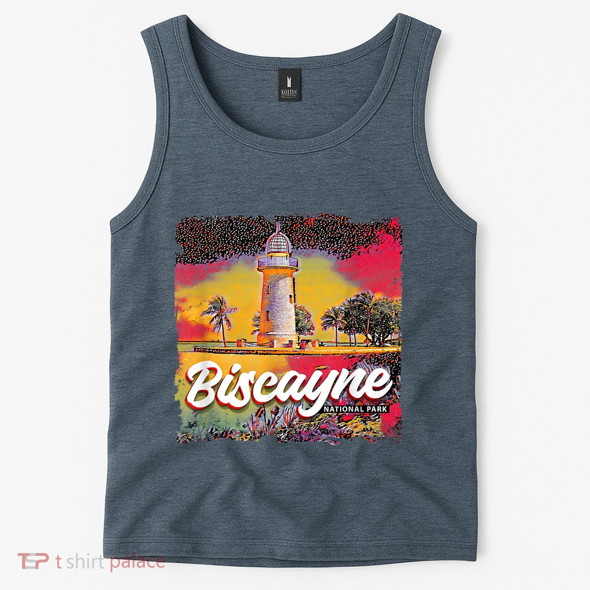 Biscayne National Park Boca Chita Lighthouse Souvenir Tank Top