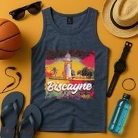 Biscayne National Park Boca Chita Lighthouse Souvenir Tank Top thumb 4
