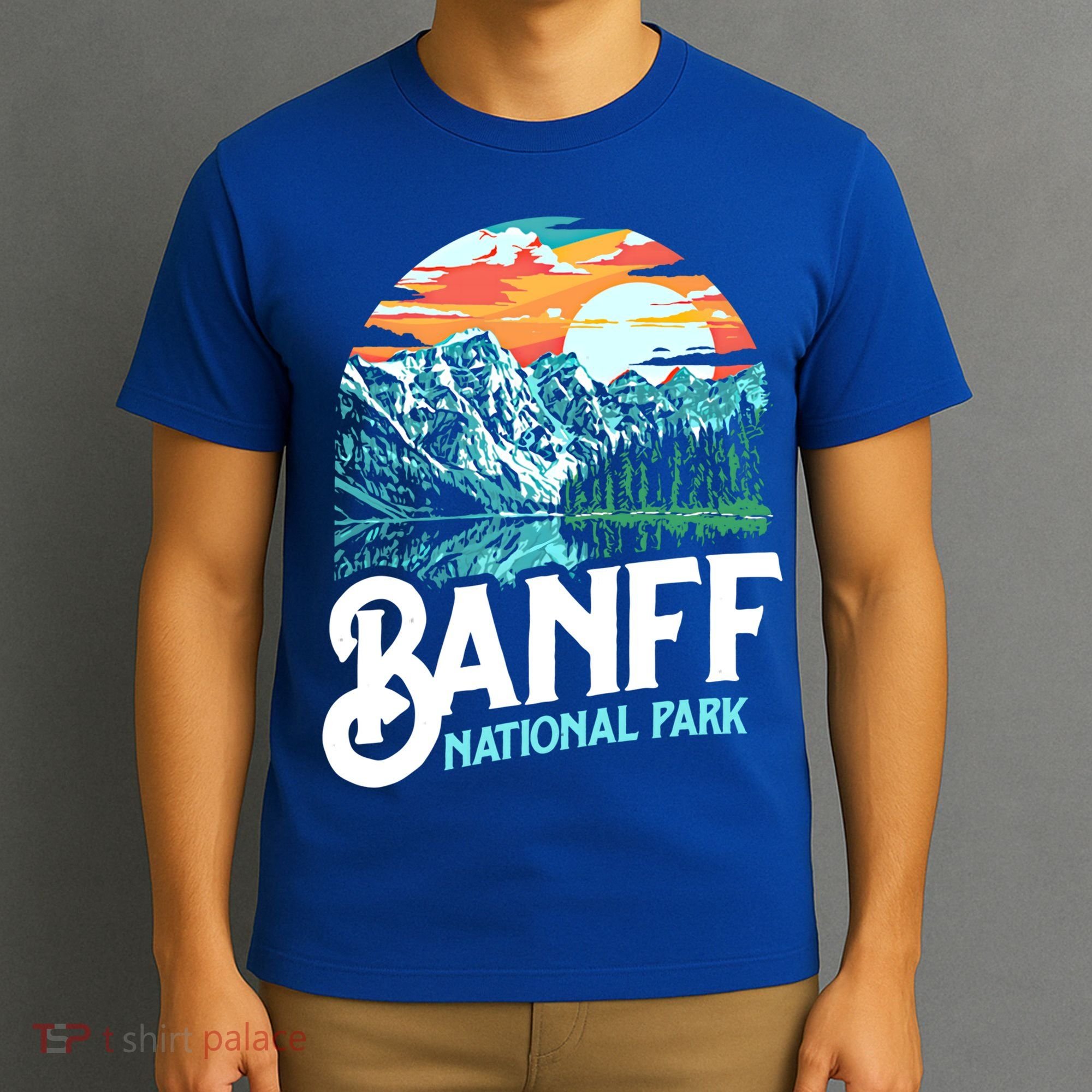 Banff National Park Lake Louise Canada Vintage Graphic Funny Gift T-Shirt