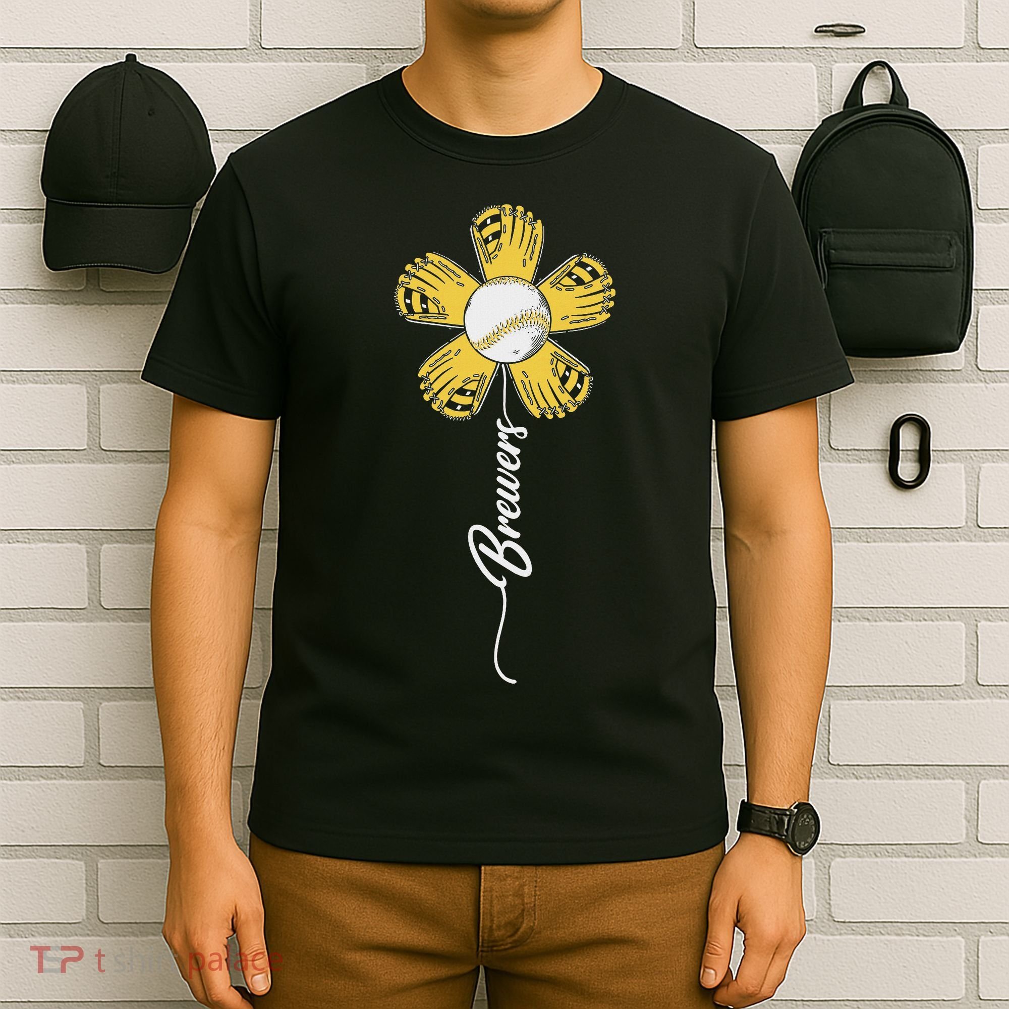 Brewers Name Proud Women Vintage Flower T-Shirt