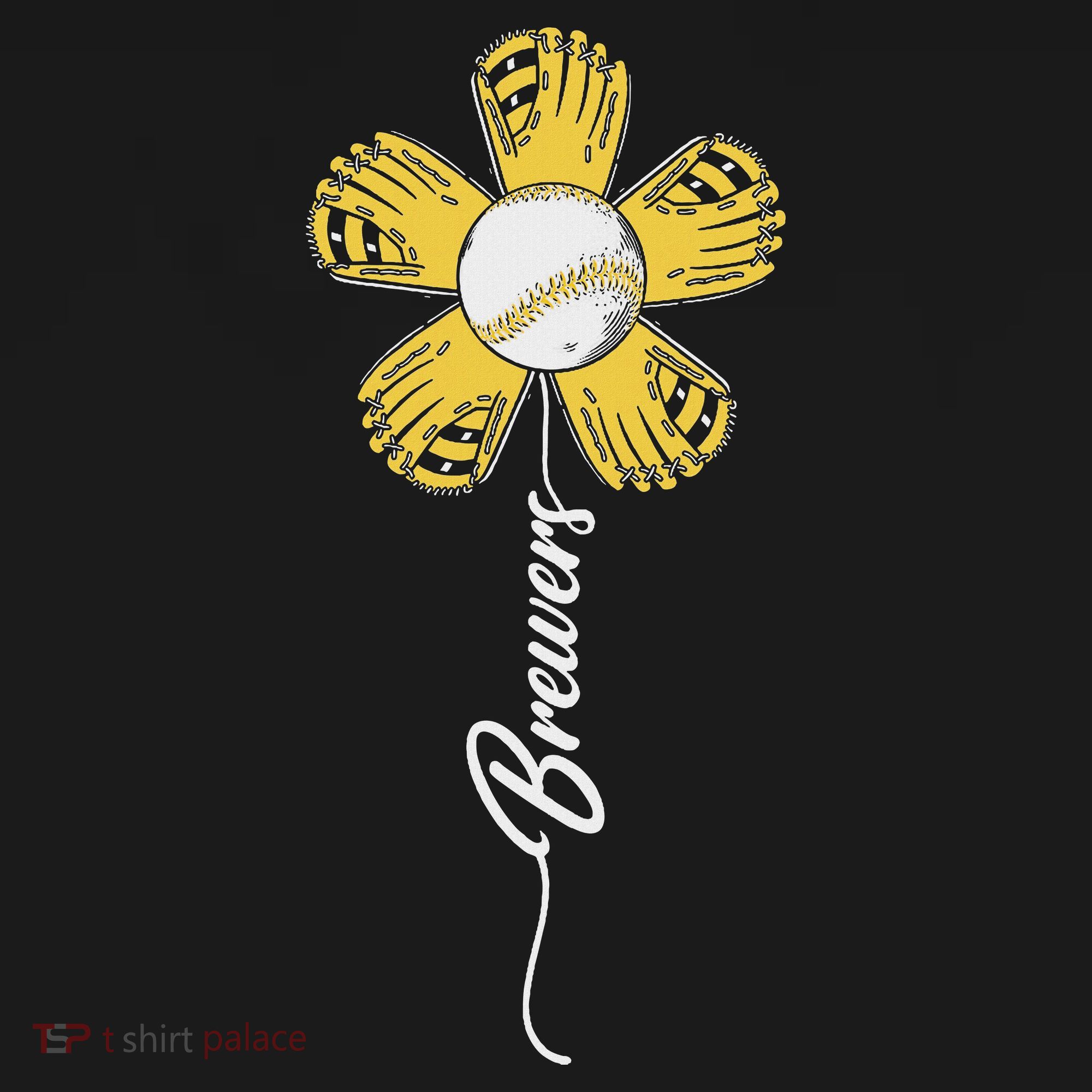 Brewers Name Proud Women Vintage Flower T-Shirt