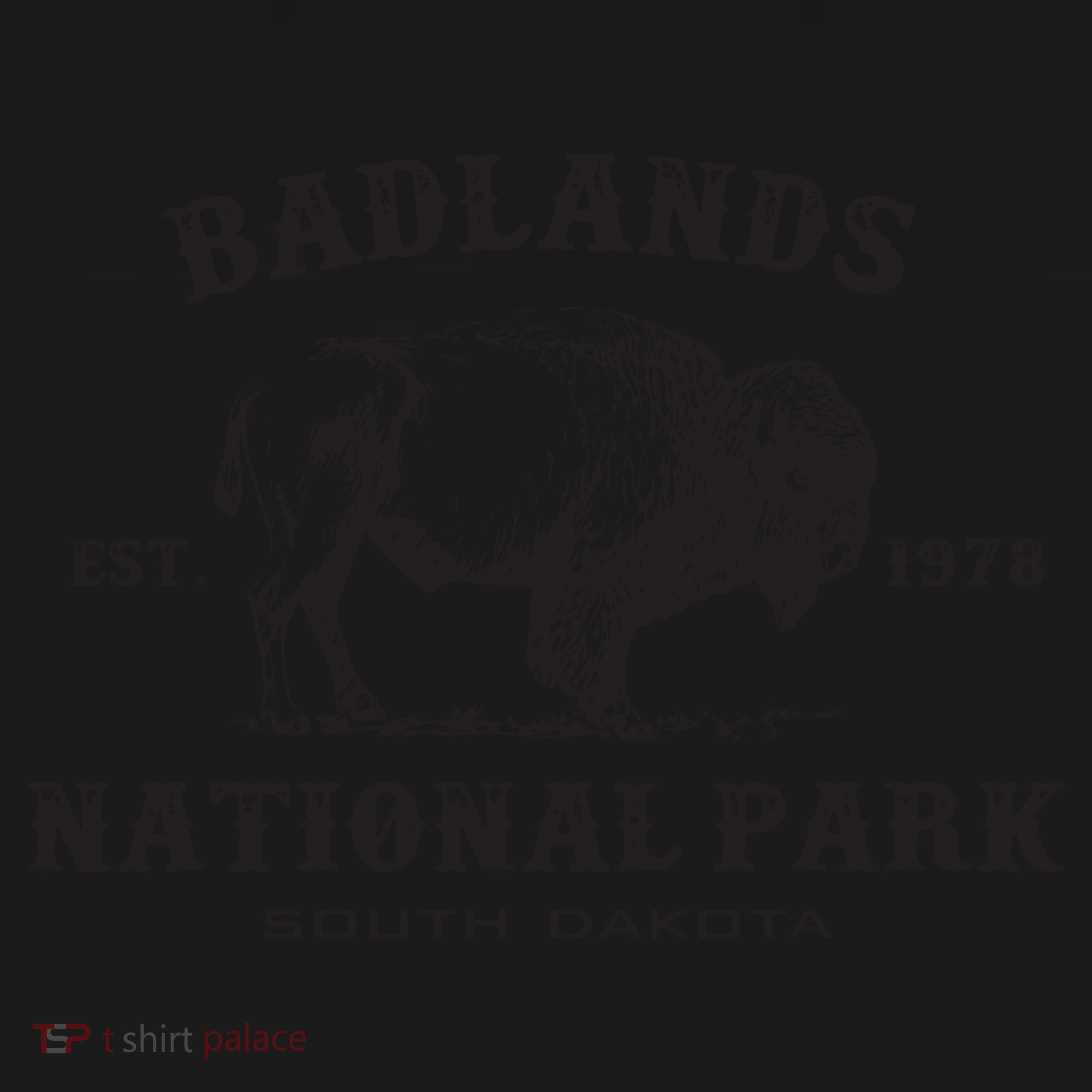 Badlands National Park South Dakota American Bison Souvenir Tall Long Sleeve Shirt