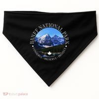 Banff National Park Conservation Gift USA-Made Doggie Bandana thumb 0