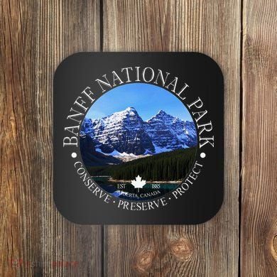 Banff National Park Conservation Gift Coaster