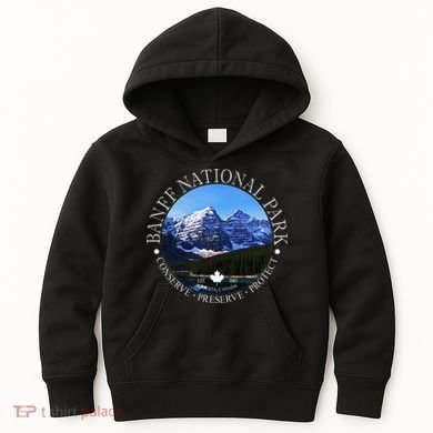 Banff National Park Conservation Gift Kids Hoodie
