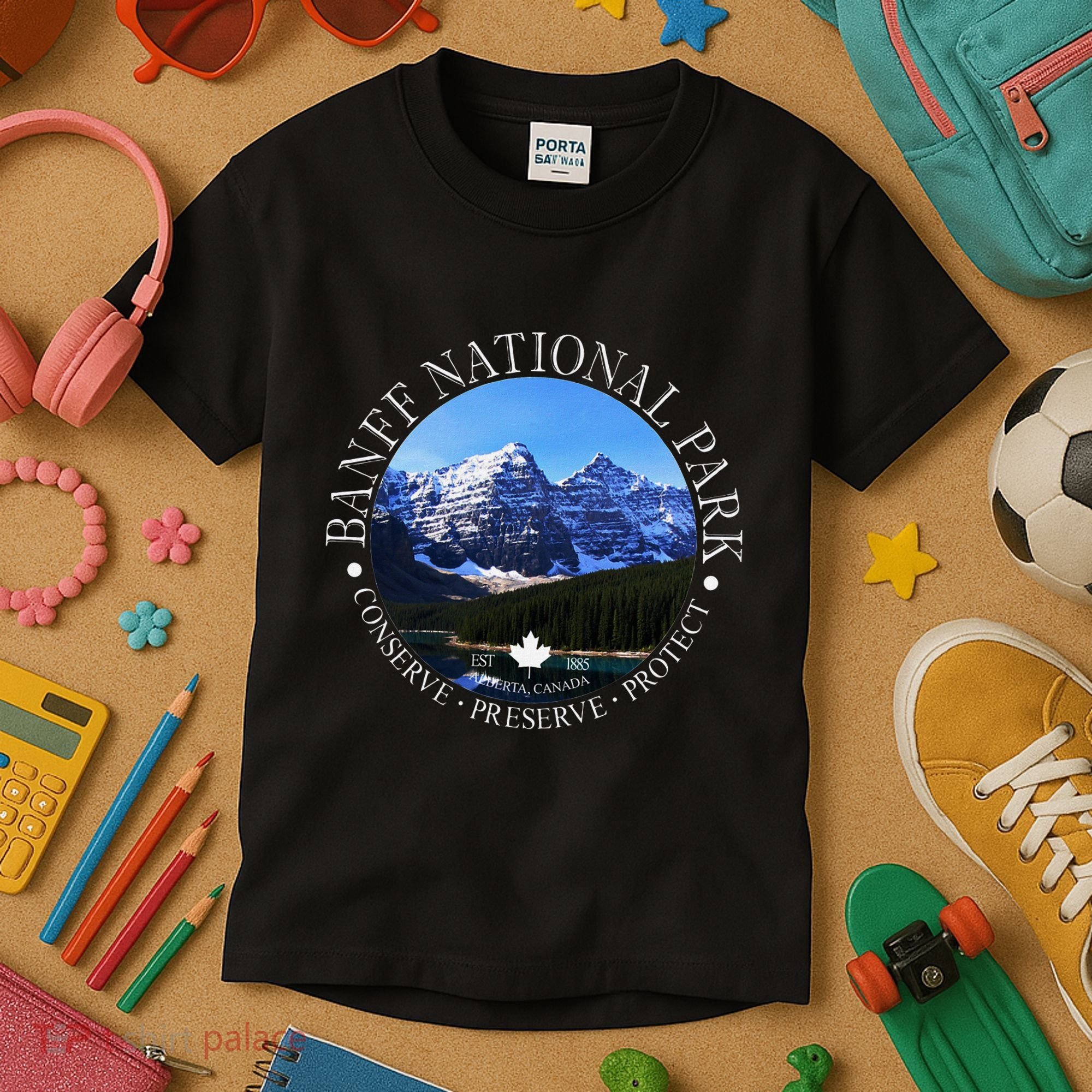 Banff National Park Conservation Gift Kids T-Shirt
