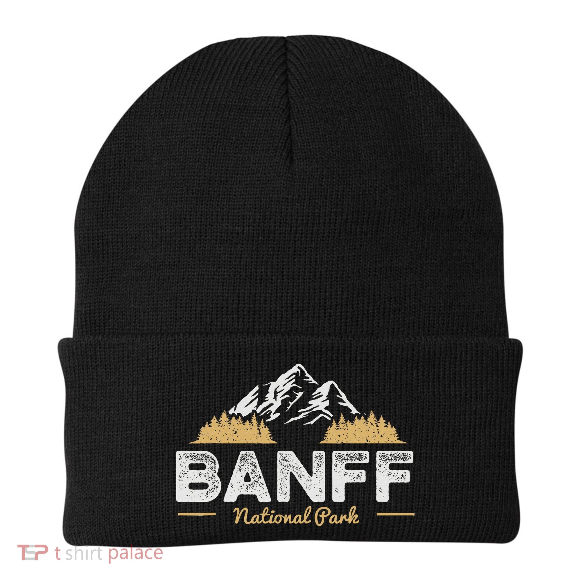 Banff National Park Souvenir Canada Mountain Outdoors Beanie