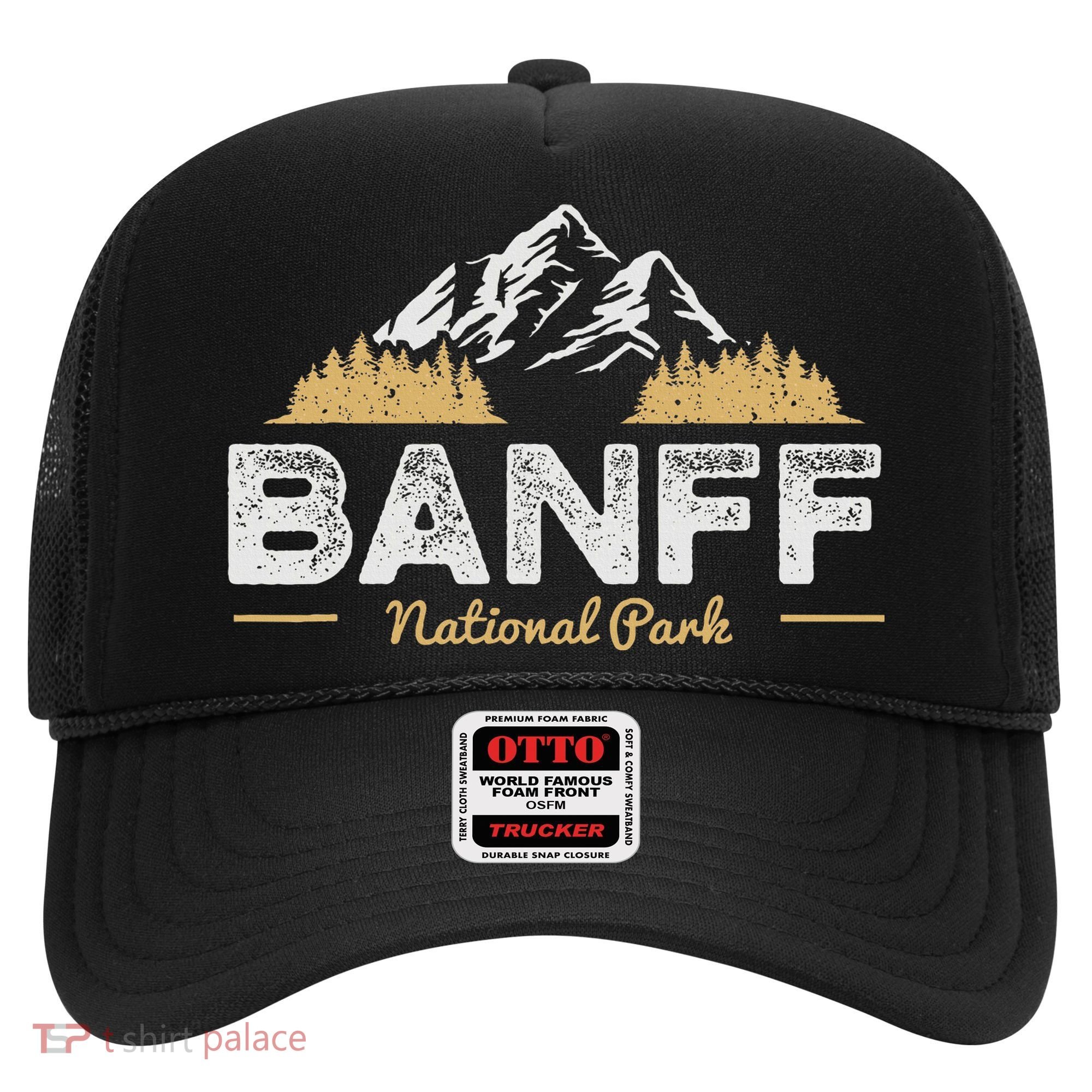 Banff National Park Souvenir Canada Mountain Outdoors Hat
