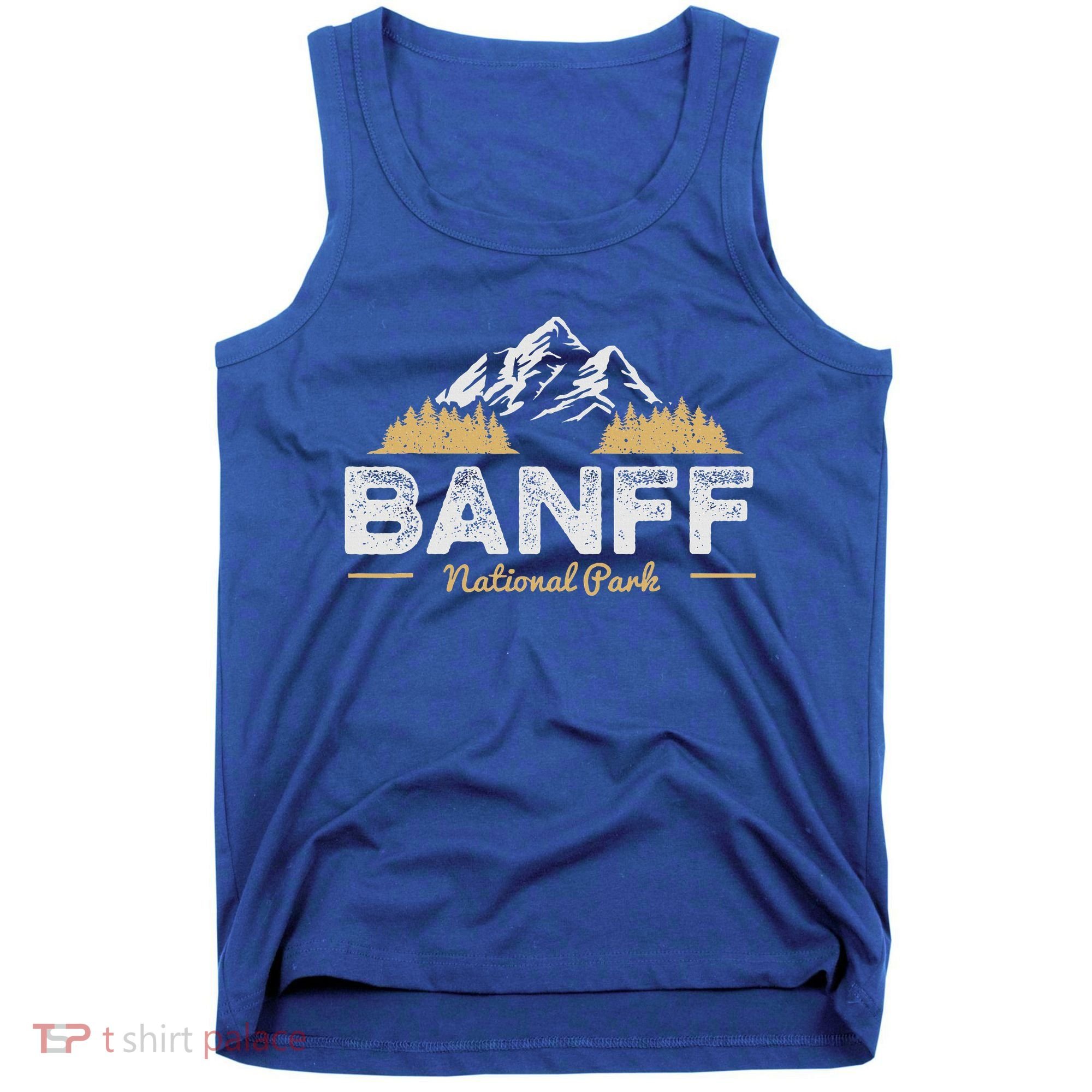 Banff National Park Souvenir Canada Mountain Outdoors Tank Top