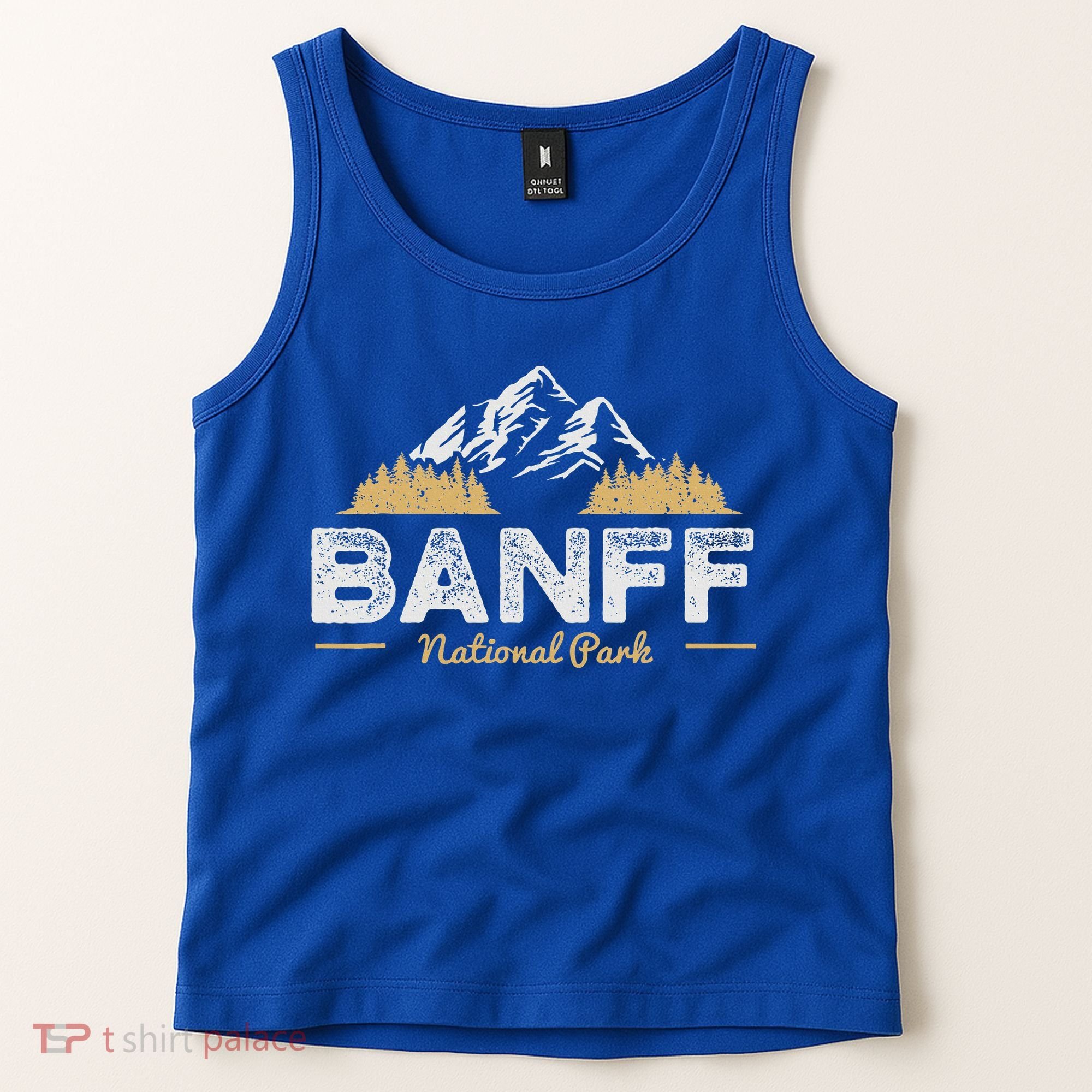 Banff National Park Souvenir Canada Mountain Outdoors Tank Top
