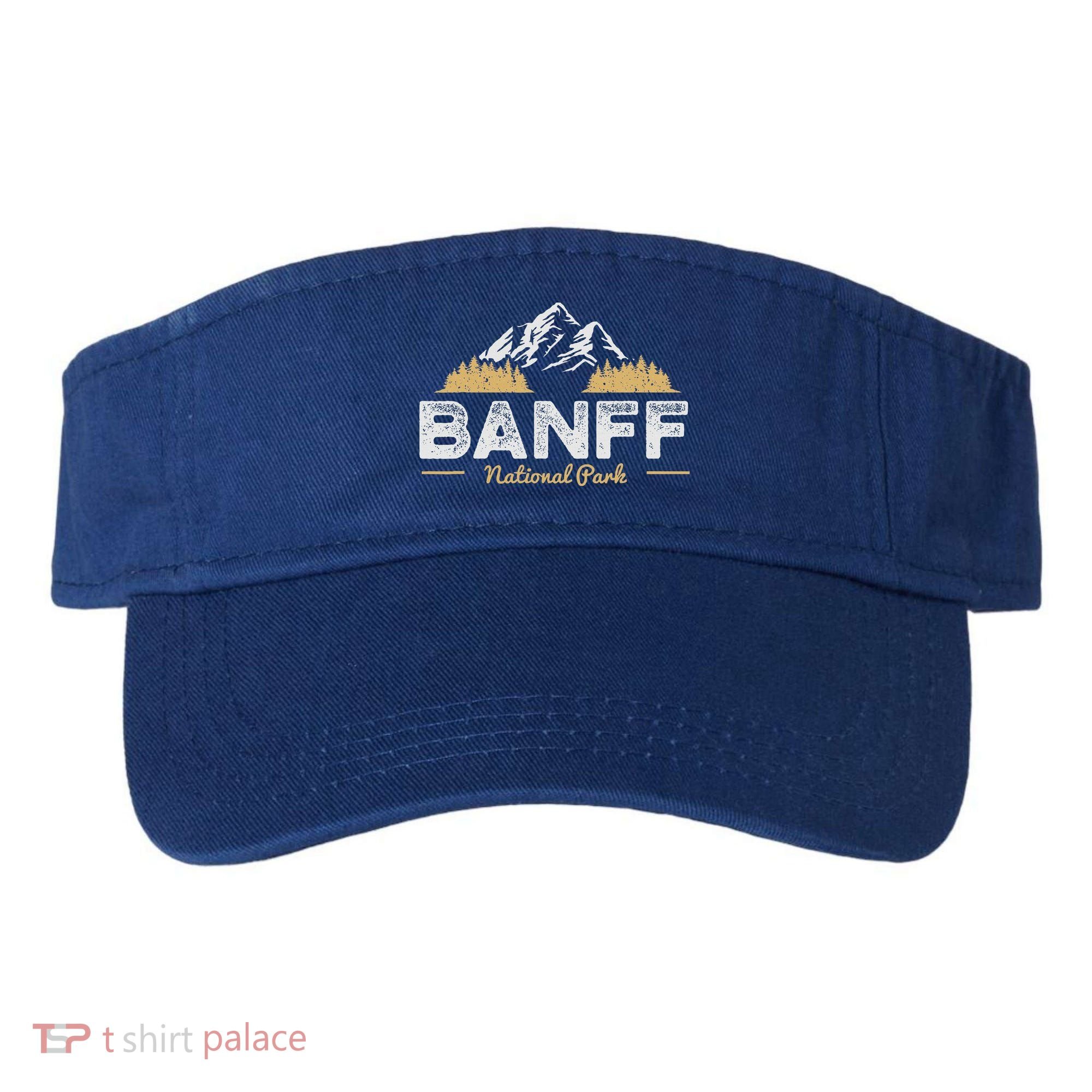 Banff National Park Souvenir Canada Mountain Outdoors Visor