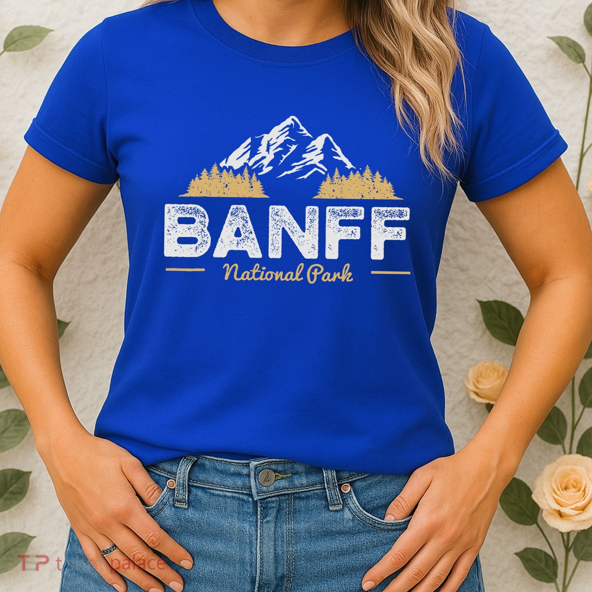 Banff National Park Souvenir Canada Mountain Outdoors Women's T-Shirt