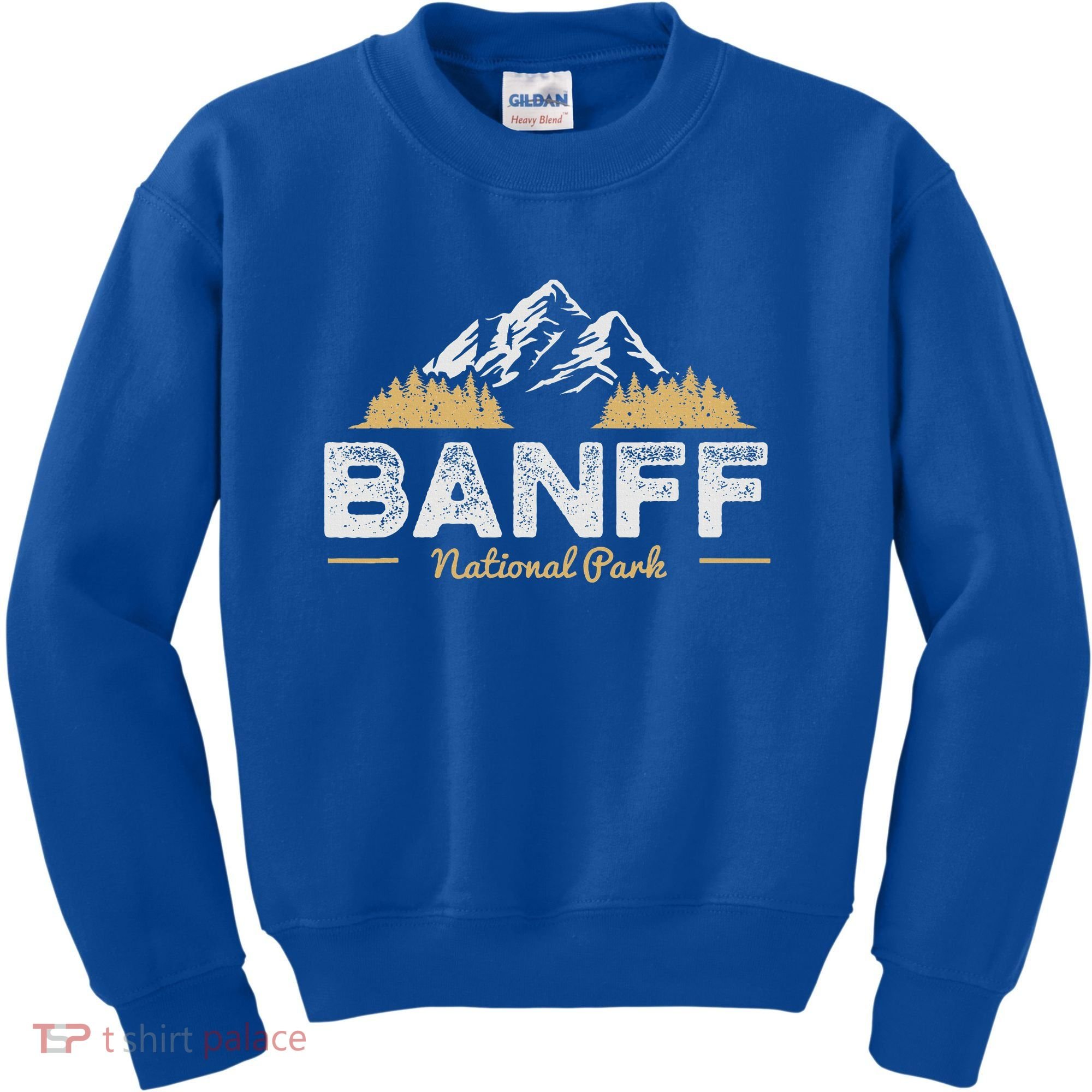 Banff National Park Souvenir Canada Mountain Outdoors Kids Sweatshirt