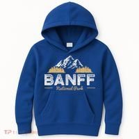 Banff National Park Souvenir Canada Mountain Outdoors Kids Hoodie thumb 0