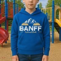 Banff National Park Souvenir Canada Mountain Outdoors Kids Hoodie thumb 2