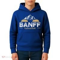 Banff National Park Souvenir Canada Mountain Outdoors Kids Hoodie thumb 4