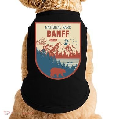 Banff National Park CanadaS Badge Doggie Tank