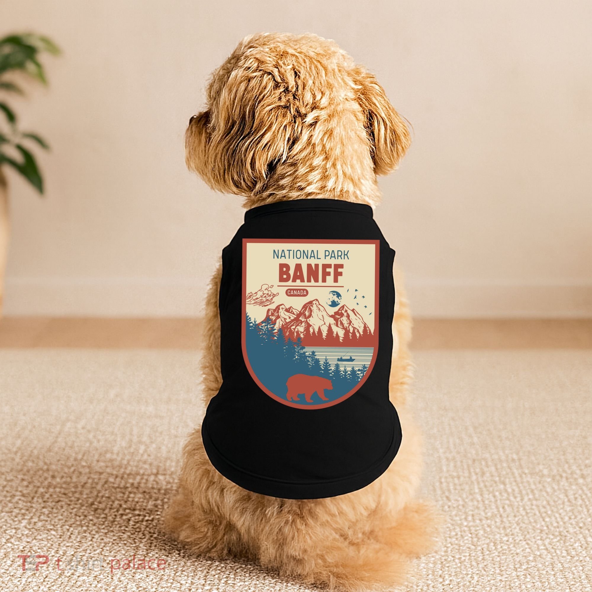 Banff National Park CanadaS Badge Doggie Tank
