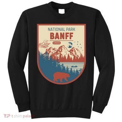 Banff National Park CanadaS Badge Sweatshirt