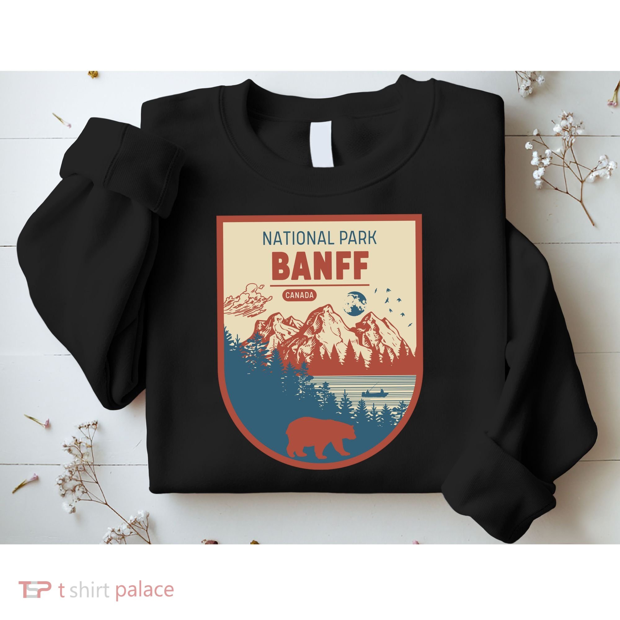 Banff National Park CanadaS Badge Sweatshirt