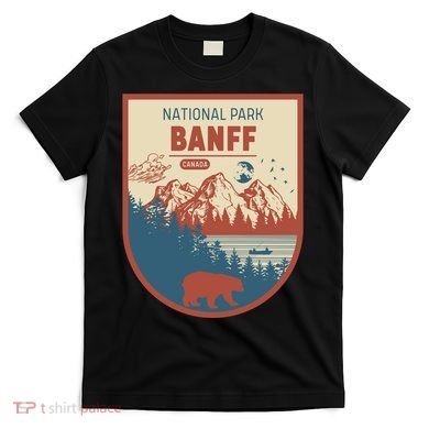 Banff National Park CanadaS Badge T-Shirt