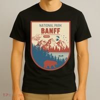 Banff National Park CanadaS Badge T-Shirt thumb 3