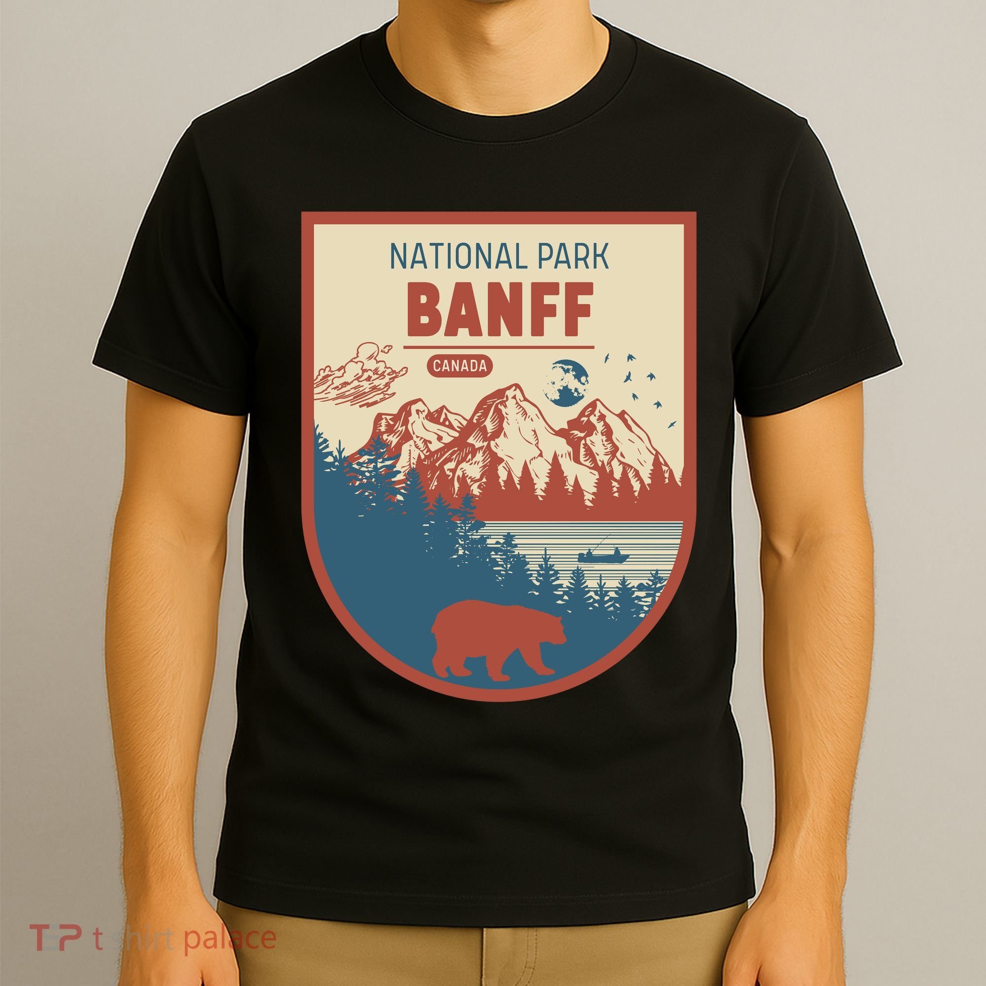 Banff National Park CanadaS Badge T-Shirt